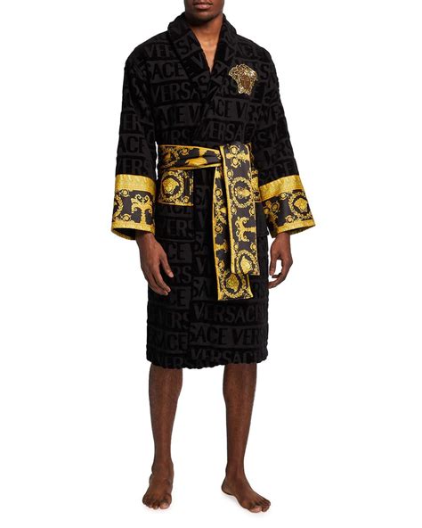 versace bathrobe homme|versace robe men cheap.